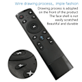 Pikkukuva 4 / 6: Langaton kaukosäädin 2.4G USB-vastaanottimella, ääni syöttö älytelevisiolle Android TV Box HTPC PC Projektori Musta
