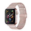 Miniatyrbild 1 av 5: Kompatibel för Apple Watch Band 38-40mm /42-44mm, Rostfritt stål Loop Spänne Metallrem Armband Loop Replacement Band för Iwatch Series 4, Series