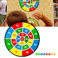 Miniatyrbilde 3 av 5: Dartsett for barn - Dartsett med 8 klebrige baller - Sikker dartsett - Dartsett for barn - Bursdagspresang