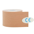 Miniatyrbillede 1 af 5: 5cm*5m Bomuldsstamme Skadesmuskel Taping Strapping Bandage Elastisk Klæbende Tape Hudfarve