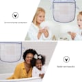 Miniatyrbillede 5 af 5: Badelegetøjsarrangør Baby Legetøjsholder Mesh Badekar Opbevaringspose Bruser Karbeholder Til Småbørn Net Badeværelseshylde Med 2 Stærke Sugekop Krog