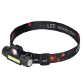 Miniatyrbilde 2 av 5: USB-oppladbar vanntett LED-hodelykt for
