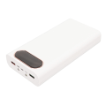 Miniatyrbillede 4 af 5: 22,5W Hurtigopladning DIY Power Bank Box 6x21700 Batterioplader Ydre Hvid Power Bank Plast Skal