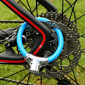 Miniatyrbild 3 av 5: Cykellås Anti Stöld Lätt Okrossbar Cykelhjul Bärbara Lås med för Landsvägs Mountain Com
