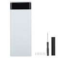 Miniatyrbild 2 av 8: Snabbladdningsversion 8x18650 Power Bank Case USB DIY Kit Skal Batterihållare Laddningsbox Vit
