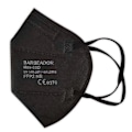 Miniatyrbillede 4 af 5: 20 stk. Sorte KN95 Masker ML CE Certificeret Højdensitetsfiltrering 5 Lag Forseglet og Genlukkelig Individuelt Voksne