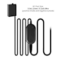 Miniatyrbilde 6 av 8: AC-strømadapter DC-kobler LPE10 Full Decoded Dummy-batterisett for Canon 1100D 1200D 1300D 1500D 100240V (EU-plugg 100240V)