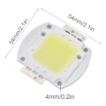 Miniatyrbild 4 av 5: 2 st runda LED-chip 100W hög effekt LED-chip vitt ljus 9600LM 6000K LED-pärlor för hemstudio utställning strålkastare spotlight