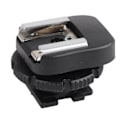 Miniatyrbild 2 av 2: Svart ABS CSM‑3 Blixtskoadapter Flash Mount Adaptrar för Videokamera Kamera Tillbehör