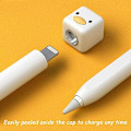 Miniatyrbild 4 av 5: Fodral för Apple Pencil 1:a generation iPencil Fodral Mjukt Silikonfodral Söt Anka Design Hållare Skyddande Fodral Tillbehör Kompatibel med iPad