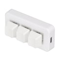 Pikkukuva 6 / 8: 3-näppäiminen näppäimistö RGB-taustavalaistuksella, 3 näppäintä, USB-liitäntä, Mini-mekaaninen ohjelmoitava Plug and Play -makronäppäimistö tietokoneelle, valkoinen