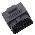 Miniatyrbillede 8 af 8: 16Pin OBD2 stikadapter han til hun ABS plast kode læser fejl check OBD stik