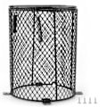 Miniatyrbillede 2 af 8: Krybdyr Anti-skoldningslampe Netdæksel Dag Nat Keramisk Pære Varmelampeskærm (Cylinder)