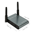 Miniatyrbillede 4 af 5: Bluetooth 5.0 modtager HIFI lydmusikmodtager 600mAh Bluetooth AUX-adapter til bilcomputer