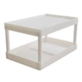 Miniatyrbillede 2 af 8: Makeup Stativ 2 Lags Organizer Soveværelse Kontor Studerende Sovesale Skrivebord Affalds Opbevaringshylde Lille