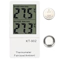Miniatyrbild 2 av 8: KT‑902 Akvarietermometer Dubbel Digital Display för Reptil Sköldpadda Inkubatorer