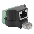 Pikkukuva 4 / 5: 2 kpl RJ45 naaras-uros ruuviliitin 8-nastainen CCTV digitaalinen DVR-sovitinliitin