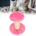 Miniatyrbillede 1 af 8: Interaktiv blød plys 2 lag sisal reb kradsetræ til indendørs katte killinger pink