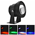 Miniatyrbillede 5 af 5: 12V 10W RGB Vandtæt Akvarium LED Spotlight Lampe til Fisk Tank Pool Have Undervands Sort