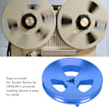 Miniatyrbillede 7 af 8: 1 Par 1/4 Tommer NAB Hub Optisk Aksel Adapter Aluminium Poleret Base Spol til Spol Båndåbner til Studer ReVox til DENON Blå