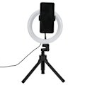 Miniatyrbillede 5 af 5: Selfie Ring Light Fotografi Stativ Justerbar LED Lys
