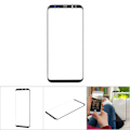 Pikkukuva 1 / 2: Kaareva karkaistu lasinen näytönsuoja kalvo kovuus lisävaruste Samsung S8+ G955 puhelimeen