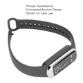Miniatyrbillede 7 af 8: Digitalt ur LED-skærm 12/24 timers genopladeligt stilfuldt elektronisk armbåndsur til mænd og kvinderSort