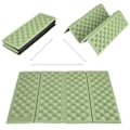 Miniatyrbild 4 av 8: Ergonomisk utomhusmatta, portabelt Xpe-material, lättvikts vikbar design för strandutflykter, bekväm äggcellsform med vattentät svart baksida