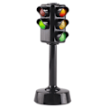 Miniatyrbillede 1 af 5: Mini Trafiksignaler Lys Sikkerhed Trafiklys Legetøj Samling Model Rød Grøn Lys Lampe Læringslegetøj