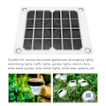Miniatyrbild 6 av 8: 5V 20W solpanel monokristallin säker USB-utgång bärbar solladdningspanel för bilbåt RV-telefon