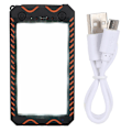 Miniatyrbillede 1 af 5: Solpanel Glare Illumination 10000mAh Power Bank Case Ekstern Batteriboks USB med Kompas