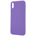 Miniatyrbillede 2 af 2: Farvet Frosted Soft Dobbelt-lags All-inclusive Type Telefon Skal til iPhone xs max (Lilla)