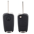 Miniatyrbillede 4 af 5: Flip 2 knaps fjernbetjening nøgle fob etui cover passer til Vauxhall Opel Corsa Astra Vectra Zafira