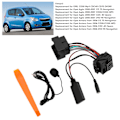Miniatyrbillede 7 af 8: Bluetooth5.0 AUX IN-adapter 12-benet håndfri mikrofonerstatning til OPEL CD30 Mp3 CDC40 CD70 DVD90