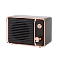 Pikkukuva 3 / 5: DW01 Mini kannettava vintage Bluetooth Micro USB -kaiutin sisäänrakennetulla 900mAh akulla, musta
