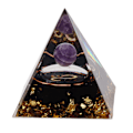 Miniatyrbilde 1 av 5: 5cm Orgonitt Pyramide for Positiv Energi Healing Krystall Pyramide Meditasjon Orgonitt Pyramider Chakra Stjernetegn Energi Generator