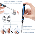 Miniatyrbild 6 av 7: Precisions Multiverktygsreparationsset för Spelkonsol, 100 Bits Magnetiska Reparationsverktygssatser, Professionell Design Säkerställer Smidig Användning för Tablet PC,
