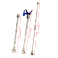 Miniatyrbilde 4 av 5: 2PCS Spray Extension Rod G7/8 14 Rustfritt Stål Sprayer Tip Extension Pole Replacement for Home