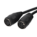 Miniatyrbillede 4 af 8: DIN 5-polet Han til 2 DIN 5-polet Hun Kabel Høj Præcision DIN 5-polet Splitter Adapter Kabel 1.6ft