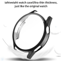 Miniatyrbilde 3 av 5: PC-ramme herdet glassdeksel kompatibelt med Huawei Watch GT3 42mm 46mm Smartwatch støtsikre deksler
