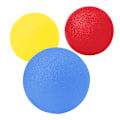 Pikkukuva 1 / 4: Käsiterapiapallot, 3 kpl, sormen, ranteen nivelrikko Yellow+red+blue