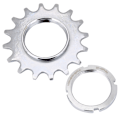 Miniatyrbillede 2 af 2: Holdbar stål single speed frihjul frihjul tandhjul dele til fast gear cykel cykel (16T)