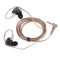 Miniatyrbilde 3 av 5: KZ ZST Monitor Earbuds 3.5mm rettvinklet plugg støydemping 1BA 1DD HiFi kablet monitorhodetelefon for Android for Ipod