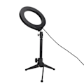 Miniatyrbillede 4 af 7: PULUZ PKT3032 Mobiltelefon Live Selfie Lampe 3 Farve Belysning Justerbar 40 LED Ring Fyldelys