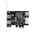Miniatyrbild 4 av 5: PCI -E 1X till 3-portars 1394A (2 av 1) Riser-kort 800Mbps Videokort