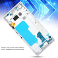 Miniatyrbilde 4 av 5: LCD-skjermramme for smarttelefonutstyr for BlackBerry KEY2/KEYTWO/BBF100‑1/‑2/‑6 sølv