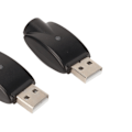 Pikkukuva 3 / 8: Älykäs USB-laturi USB-sovittimelle LED-ilmaisimella Älykäs ylikuormitussuoja Musta