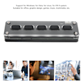 Miniatyrbilde 8 av 8: Mini 5-tasters tastatur Bluetooth trådløs USB kablet dobbel modus demp mute snarvei multifunksjon for PC datamaskin skrivebord