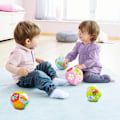Miniatyrbild 2 av 5: Infant Delight: Montessori Sensorisk Boll Med Smarta Reaktioner För Uppmuntra Utforskning Krypning, Lättgrepp Design För Småbarn Och Bebisar 1-12 Månader