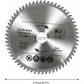 Miniatyrbild 5 av 5: Robust Konstruktion Cirkelsågblad Set, 3 Delar Non-stick Belagd Karbidlegering För Högkvalitativ Skärning, 210 X 30Mm Tct Sågklingor För Trä
